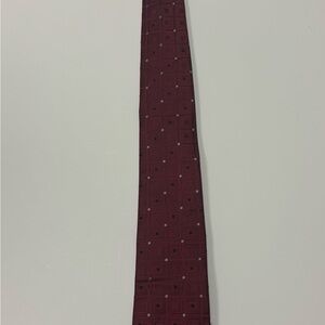Madison Burgundy Geometric Tie | Classic Men’s Necktie